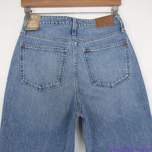 NEW Madewell The Curvy Perfect Vintage Straight Jean‎ in Seyland Wash, 26 - Picture 7 of 16